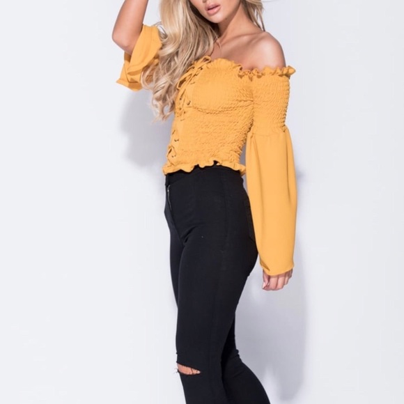 Lace Up Top - Picture 3 of 4